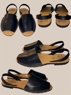 Avarca Menorquina Classic Leather Handmade Sandal Flats